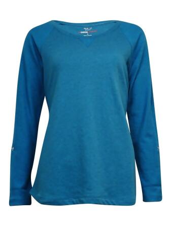 Style Co Women's Roll-Tab Knit Basic Sweater - XXL