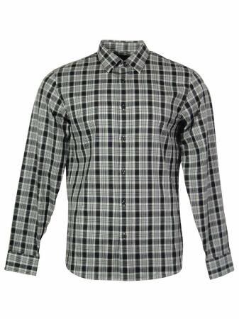 Michael Kors Men's Plaid Stripe Front Buttoned Shirt - M