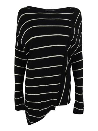 Inc International Concepts Women's Striped Wool Blend Sweater - L/XL