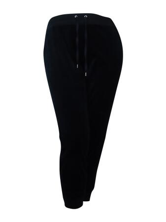 Style Co. Women's Drawstring Velour Jogger Pants - XL