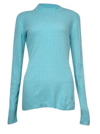 Karen Scott Women's Thin Mock Turtleneck Sweater - S