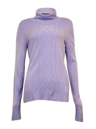 Karen Scott Women's Long Sleeve Cable Detail Sweater - XL