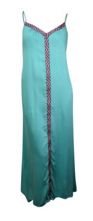 Raviya Women's Embroidered Maxi Dress Coverup - S