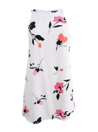 UPC 789022827542 product image for Lauren by Ralph Lauren Women's Floral Crepe Dress - 10 | upcitemdb.com