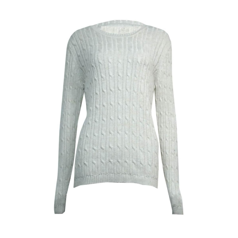 karen scott cable knit sweater