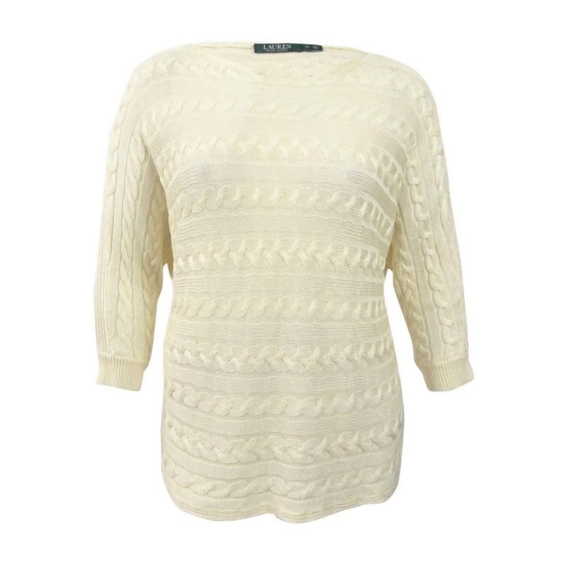 womens cable knit sweater
