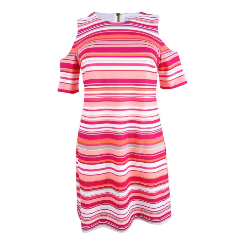 calvin klein hibiscus dress