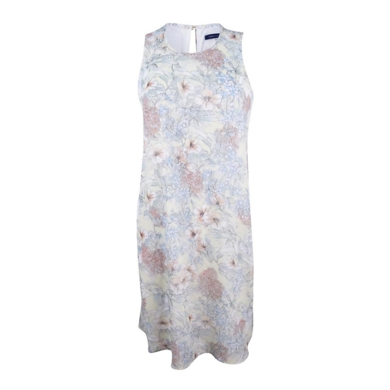 tommy hilfiger yellow floral dress