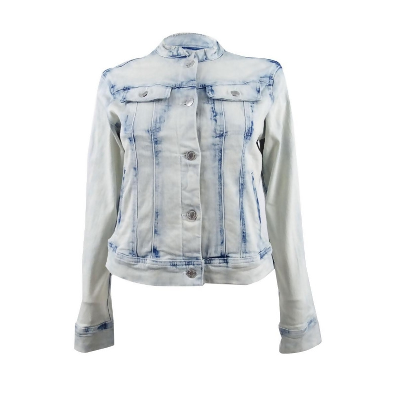 button down denim jacket