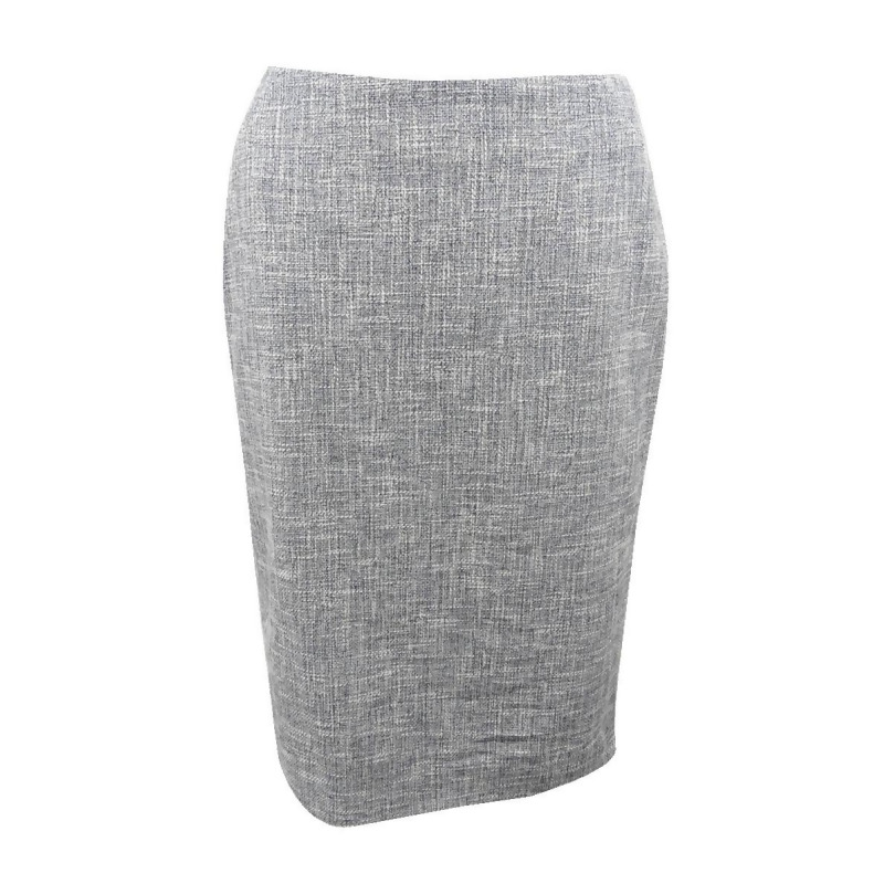 Tommy Hilfiger Women's Tweed Pencil Skirt (0, Midnight/Ivory) from Rennde  at SHOP.COM