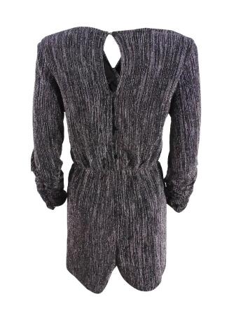 19 Cooper Women's Metallic Twisted Romper alternate image