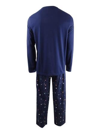 Family Pajamas Matching Men's Race For Presents Pajama Set (L, Presents) alternate image