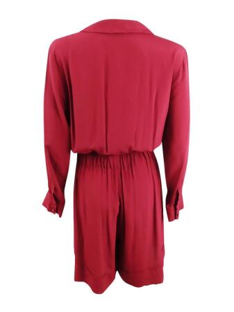 Marella Women’s Surplice Romper (4, Red) alternate image