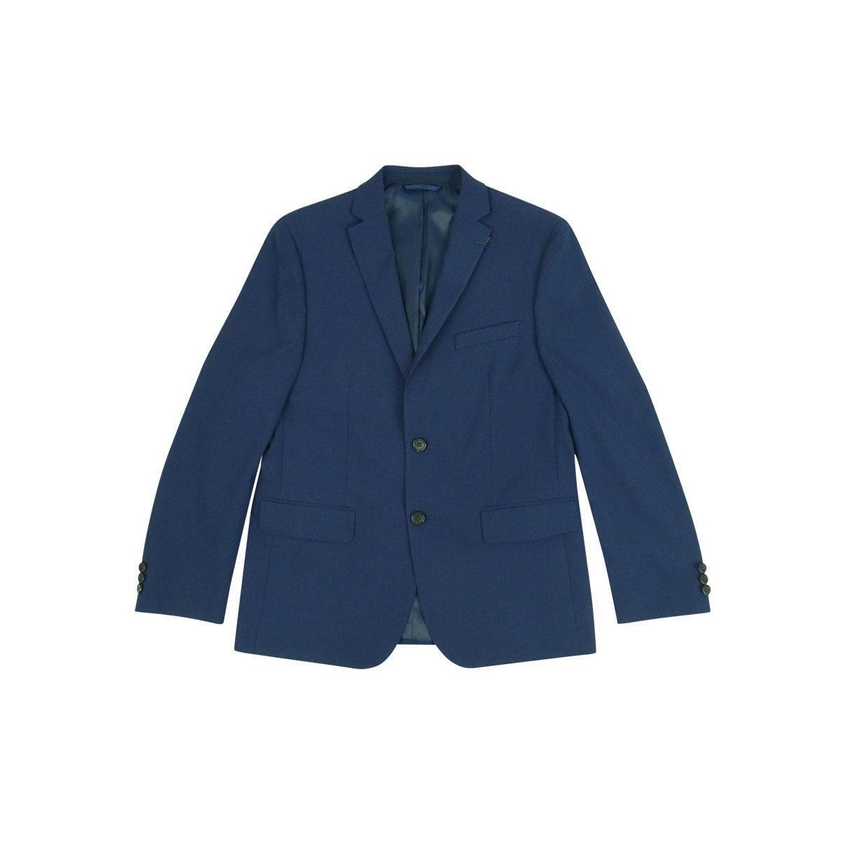 Lauren Ralph Lauren Boys Classic-Fit Stretch Mini-Grid Suit Jacket (18R, Navy) alternate image