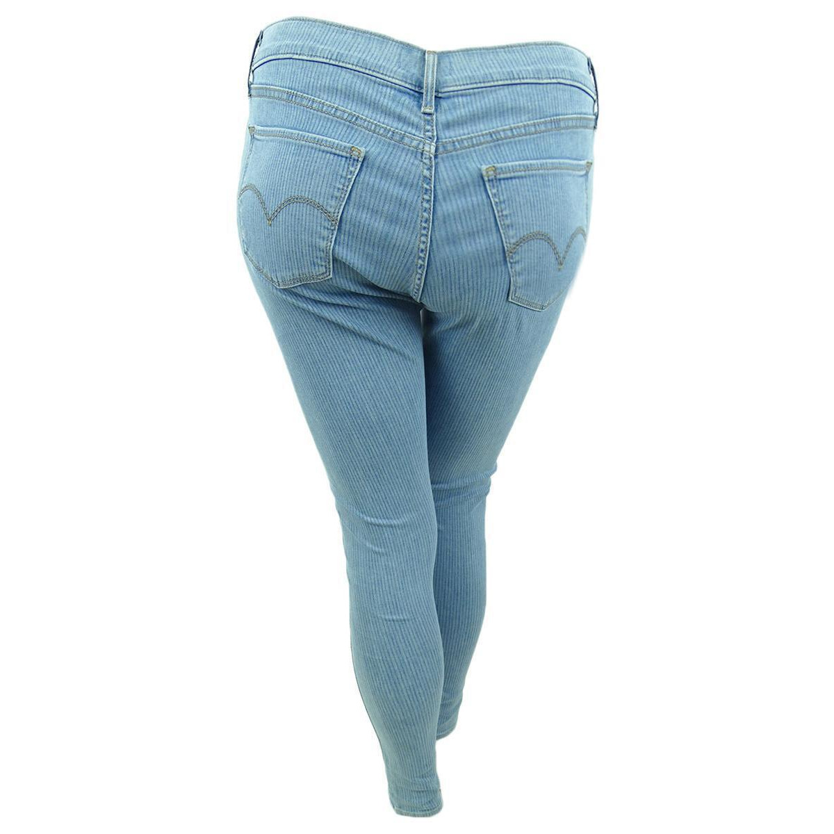 Levi's Women's 710 Striped Super Skinny Jeans alternate image