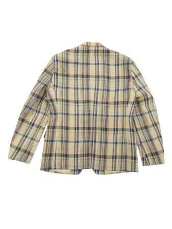 Lauren Ralph Lauren Men's Classic-Fit Ultraflex Linen Blazer (44S, Tan/Blue) alternate image