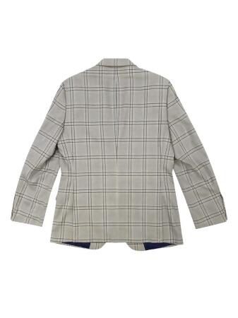 Nautica Men's Modern-Fit Plaid Sport Coat (40L, Grey) alternate image