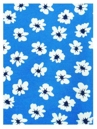 Tommy Hilfiger Big Girls Asymmetrical Floral-Print Dress (L, Directoire Blue) alternate image