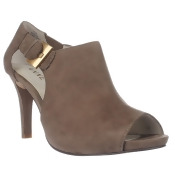 Women's Anne Klein Olita Peep Toe Caged Dress Pumps, Taupe, 7.5 UK Women's Anne Klein Olita Peep Toe Caged Dress Pumps, Taupe, 7.5 UK