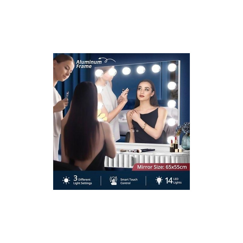 Maxkon 14 Led Aluminium Makeup Mirror Hollywood Style Lighted Vanity From Crazys At Com Au Maxkon 14 Led Aluminium Makeup Mirror, Maxkon 14 Led Aluminium Makeup Mirror Hollywood Style Lighted Vanity