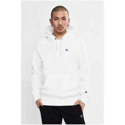 champion script hoodie white