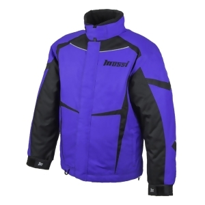 Men's Mossi M3 Snowmobile Jacket Coat Winter Blue/Black - L