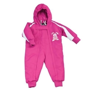 Mossi One Piece Snowsuit 1 Piece Girls Winter Snow Suit Infant Baby Toddler Pink - 12 Months