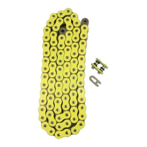 Yellow 530x116 X-Ring Drive Chain Motorcycle 530 Pitch 116 Links 8200# Tensile - All