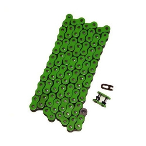 Green 520x120 O-Ring Drive Chain Atv Motorcycle Mx 520 Pitch 120 Links - All