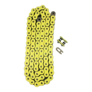 Yellow 530x130 X-Ring Drive Chain Motorcycle 530 Pitch 130 Links 8200# Tensile - All