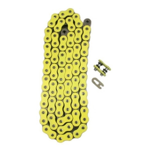 Yellow 530x114 X-Ring Drive Chain Motorcycle 530 Pitch 114 Links 8200# Tensile - All