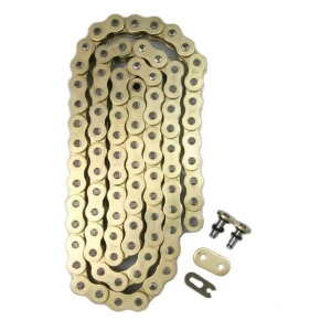 Gold 525x90 X-Ring Drive Chain Atv Motorcycle Mx 525 Pitch 90 Links - All