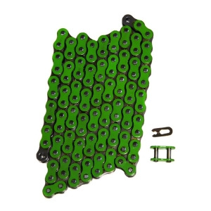 Green 520x120 Non O-Ring Drive Chain Atv Motorcycle Mx 520 Pitch 120 Links - All