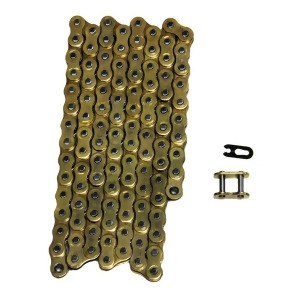 Gold 520x118 Non O-Ring Drive Chain Atv Motorcycle Mx 520 Pitch 118 Links - All