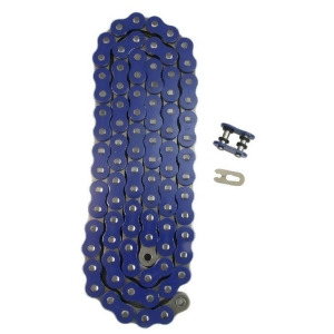 Blue 530x100 X-Ring Drive Chain Motorcycle 530 Pitch 100 Links 8200# Tensile - All