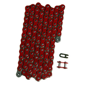 Red 520x130 Non O-Ring Drive Chain Atv Motorcycle Mx 520 Pitch 130 Links - All