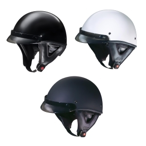 Adult Fulmer Motorcycle Helmet Half Helmet w/ Curtain Dot Approved Af92 - M
