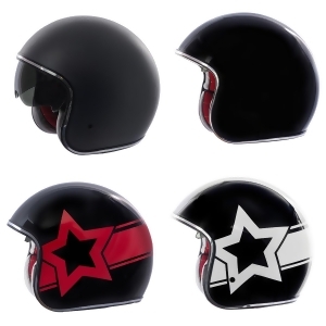 Adult Fulmer Motorcycle Helmet V2b Boulevard Open Face iShade Dot Approved Retro - L