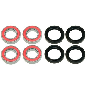 Front Or Rear Wheel Bearing Seal Kit Yamaha Grizzly 660 4x4 Yfm660fw 2002 - All