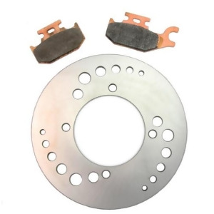 Rear Brake Rotor and Pads-Can Am Outlander 650 4x4-2006 2007 2008 2009 2010 2011 - All