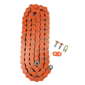 Orange 520x106 Non O-Ring Drive Chain Atv Motorcycle Mx 520 Pitch 106 Links - All