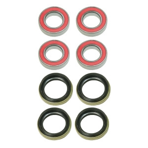 Both Front Wheel Bearings Seals Kit Yamaha Grizzly 600 4x4 1999 2000 2001 - All