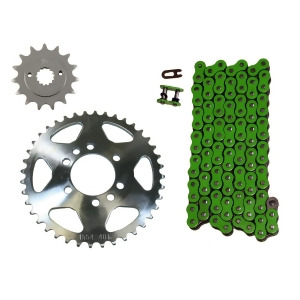 Green 520x98 Non O-Ring Drive Chain 15/40 Sprockets 2004-2008 Arctic Cat Dvx400 - All