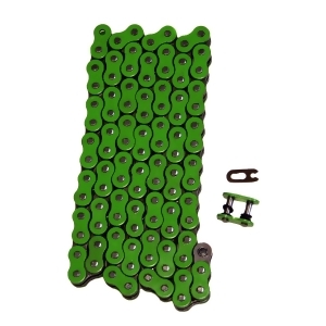 Green 520x86 O-Ring Drive Chain Atv Motorcycle Mx 520 Pitch 86 Links - All