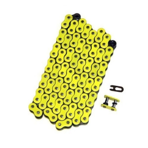Yellow 530x96 O-Ring Drive Chain Motorcycle 530 Pitch 96 Links 8200# Tensile - All