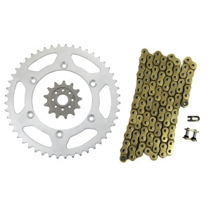 Gold 520x114 Drive Chain 13/48 Gearing Yamaha Yz125 13T 48T Sprockets - All