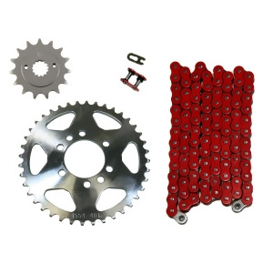 Red 520x98 Non O-Ring Drive Chain 15/40 Sprockets 2004-2008 Arctic Cat Dvx400 - All