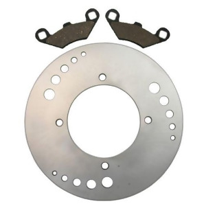 Front Rotor Brake Disc with Pads Polaris Sportsman 400 Ho 4x4 2008 2009 2010 - All