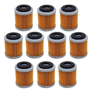 Factory Spec brand Oil Filters 10 Pack Yamaha Wr250f Yz250f Wr450f Yz450f - All