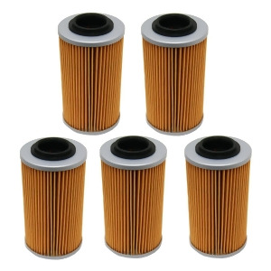 5 Pack Oil Filters Bombardier Can Am Traxter 500 650 Auto Cvt - All